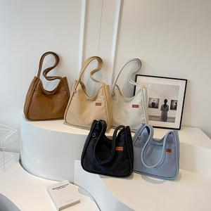 Bolsa de Lona Personalizada de Fábrica, Nueva Bolsa de Hombro Retro de Gran Capacidad para Mujer, Bolsas de Compras - Product Image 5