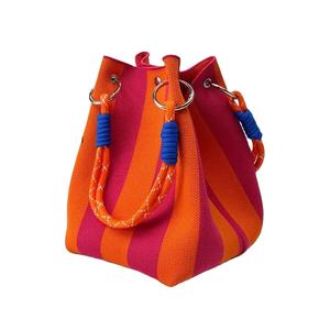 Borsa da viaggio personalizzata all'ingrosso con motivo <span class=keywords><strong>a</strong></span> maglia alla moda giapponese elegante con motivo <span class=keywords><strong>a</strong></span> forma di fiore - Product Image 5