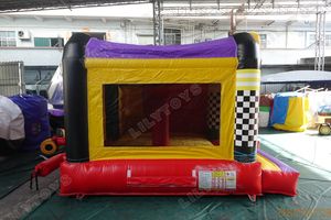 LilyToys - Grande structure gonflable sur le thème des voitures de <span class=keywords><strong>course</strong></span> tout-terrain avec toboggan pour fêtes en plein air et aire de jeux pour enfants - Product Image 4