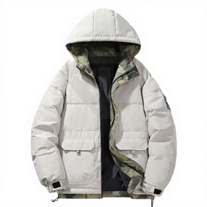 Blouson matelassé à capuche le plus vendu, style streetwear personnalisé, grande taille, épais, rembourré, imperméable et respirant - Product Image 1