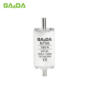 Fusibile GADA HRC NT00 NH00 ad Alta Capacità di Interruzione 120kA 500VAC con Certificazione CE - Product Image 1