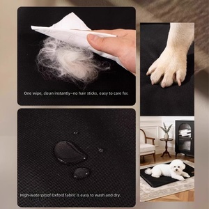 Zware, bijtbestendige, waterdichte, moderne luxe honden slaapmat van traagschuim met afneembare hoes - Product Image 3