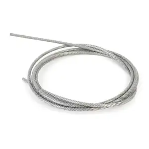 26Mm Kabel De Acero Cuerda 6X37 + Fc 6X37 + Iwrc Cuerda De Alambre De Acero Galvanizado De Alta Resistencia