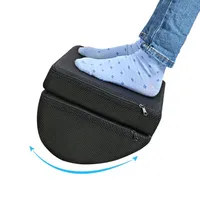 Oreiller de repose-pieds de jambe en forme de demi-cylindre de bureau antidérapant avec logo personnalisé pour sous le bureau au travail