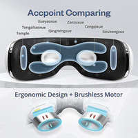 Masseur oculaire intelligent avec chaleur, refroidissement, compression d'air, vibration, musique, rechargeable par USB, appareil de relaxation pour les yeux