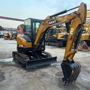 Sany SY35U <b>Mini</b> Excavator Yanmar Engine 3.5Ton Construction Machinery with Motor & Pump Good Condition Low Price Stock - Product Image 1