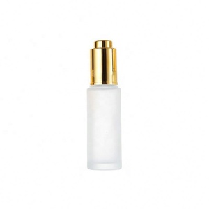 Cosmetic Dropper <b>Bottle</b> 10ml 20ml 30ml <b>50ml</b> Flat Shoulder Essential Oil Hair Oil Glass Serum Dropper <b>Bottles</b> - Product Image 4
