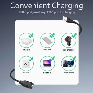 Câble de charge compatible et robuste pour Garmin <span class=keywords><strong>Forerunner</strong></span> 245 <span class=keywords><strong>935</strong></span>, chargeur de montre Approach - Product Image 3