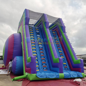 Outdoor events <b>large</b> hippo <b>slide</b> with climbing steps commercial inflatable water <b>slide</b> for adults - Product Image 4