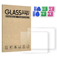 Pelindung Layar Kaca Tempered Anti Gores untuk Konsol Game Genggam R36S/R35S/RGB20S 3.5'' Film Pelindung