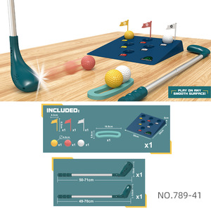 Ensemble d'entraînement de golf pour enfants, avec balles et clubs, pour jouer en intérieur et en extérieur, de 5 à 13 ans, jeu de golf jouet n°789-41 - Product Image 1