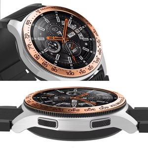 Ringke Metal Bisel Ring Case Bisel Styling <span class=keywords><strong>Frame</strong></span> Case Cover Protection Watch 46mm/42mm para <span class=keywords><strong>Samsung</strong></span> Galaxy para <span class=keywords><strong>Samsung</strong></span> Gear S2 S3 - Product Image 3