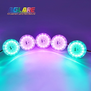 Aglare AC24V <span class=keywords><strong>RGB</strong></span> <span class=keywords><strong>LED</strong></span> điểm ảnh điểm đèn IP65 không thấm nước 60 mét tự động Cabochon đầy màu sắc vui chơi giải trí <span class=keywords><strong>LED</strong></span> ánh sáng vui chơi giải trí Rides - Product Image 6