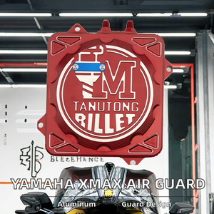 Cache d'admission d'air inférieur décoratif en aluminium CNC pour moto de rue Yamaha XMAX 300 250 400 2017-2025 – Modification - Product Image 2