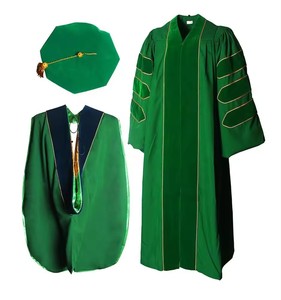 Robe académique Tam pour <span class=keywords><strong>doctorat</strong></span> Robe <span class=keywords><strong>de</strong></span> fin d'études doctorales violette - Product Image 6
