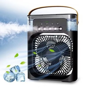 Ventilador de Mesa USB con Luz, Mini Ventilador de Escritorio con Humidificador de Cinco Orificios - Product Image 3
