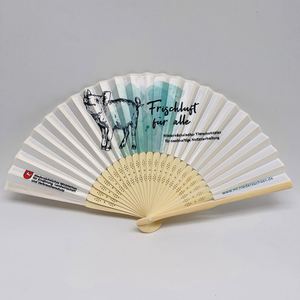 Abanico Plegable de Bambú QM Folk Art para Boda, Decoración China Tallada e Impresa, Recuerdos de Boda, Abanico de Bambú Folclórico para Damas de Honor - Product Image 4