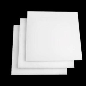 Pure et GF rempli pour les plaques moulées en usine de feuilles de téflon PTFE avec surface lisse