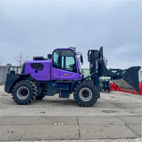 Chariot élévateur tout-terrain 4x4 à direction arrière, 3 tonnes, 3,5 tonnes, 4 tonnes, 5 tonnes, fabriqué en Chine, conforme aux normes EPA EURO 5, avec certifications CE et ISO