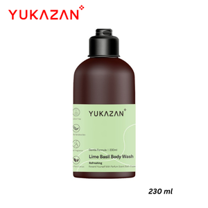 Malaysia Top Seller Yukazan Lime Basil Body Wash 230ml B2B Best Supplier Guarantee Premium Quality Citrus Fresh Rejuvenating - Product Image 3