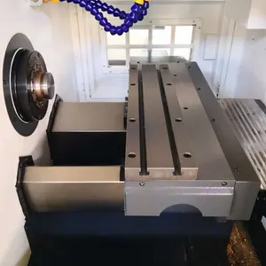 China fabricação profissional h32i máquina de torno cnc resistente máquina de torno cnc