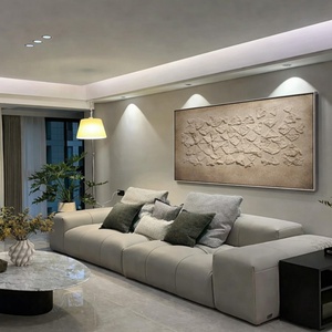 Vente en gros de grandes décorations murales texturées 3D Wabi Sabi pour la décoration architecturale, la décoration intérieure de la maison, style luxueux, décoration murale pour la maison - Product Image 6