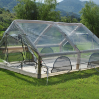 Tente à bulles gonflable, maison à bulles transparente, tente transparente pour 12 personnes, tente futuriste, tente de sport, tente pour observer les étoiles