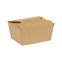 Boîte en carton kraft de qualité alimentaire personnalisée avec laminage pour la restauration, les déjeuners à emporter, les emballages à emporter