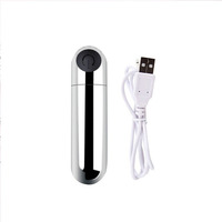 Leistungsstarker Bullet-Vibrator G-Punkt-Stimulation Weiblicher Klitoris-Stimulator USB-Aufladbar Erotisches Sexspielzeug für Erwachsene