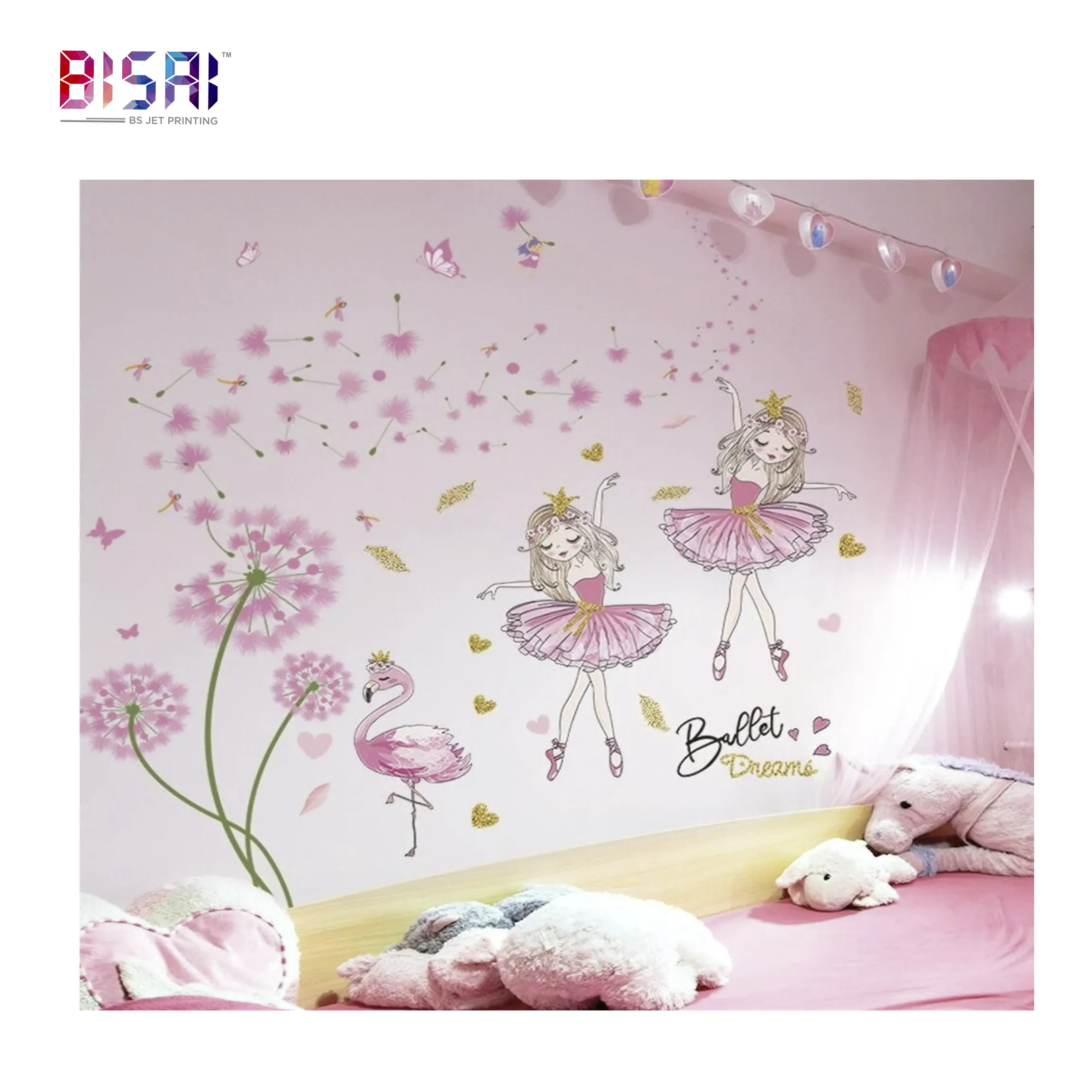 Factory Supplier Custom Islamic Sticker Removable Eco Friendly Bedroom Children Wall Stickers