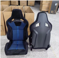 Siège baquet en carbone GZYLC, vente en gros d'usine, avec rail coulissant, Recaro Sportster CS, siège baquet de haute qualité