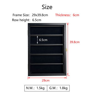 Minifigure hiển thị trường hường-khối Xây dựng đồ chơi tủ tường Showcase cho thu nhỏ nhỏ có thể khóa cửa Bảo vệ UV - Product Image 5