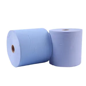 Virgin Wood Pulp Toilet Tissue 1 Ply Hand Towel Paper Blue Toilet Roll