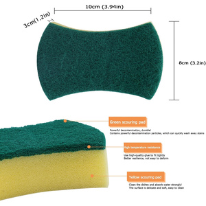 Esponjas de Limpieza de Cocina de Alta Densidad, Esponjas para Platos, Esponjas de Espuma para Limpiar, Esponjas de Fregado para Baño - Product Image 4