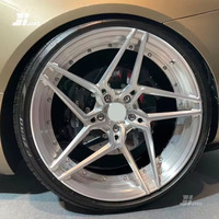 Rines Forjados Personalizados 5x120 5x114.3 5x112 con Ranuras Profundas de 17 18 19 20 21 22 Pulgadas para Autos de Pasajeros Nuevos 30 25mm 5x117
