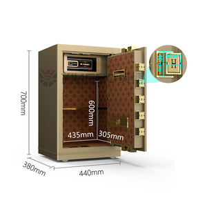 Yingbo Solid Steel High Quality Safe <b>Box</b> Smart Digital Fingerprint <b>Lock</b> for Home Commercial - Product Image 1