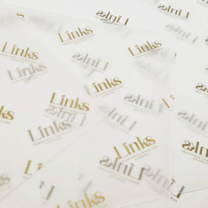 Papel de Seda Ecológico con Logotipo Dorado Impreso para Envolver Ropa, Servicios de Personalización, Sin Olor ni Decoloración - Product Image 5