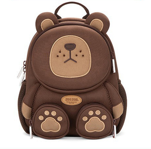 Borsa di scuola animale del fumetto di HECION per i ragazzi le ragazze del <span class=keywords><strong>bambino</strong></span> del <span class=keywords><strong>bambino</strong></span> del <span class=keywords><strong>bambino</strong></span> piccolo agnello creativo della tigre del leone dell'elefante zaino - Product Image 1