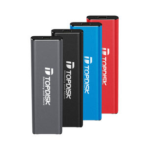 Topdis PM50C чрезвычайно высокая скорость передачи данных до 1 ТБ внешний жесткий диск портативный флэш-накопитель (SSD) M.2 PCIe NVME - Product Image 1