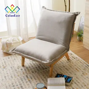 Fournisseur de qualité confortable chaise paresseux réglable meubles tissu maison canapé chaise CECL021