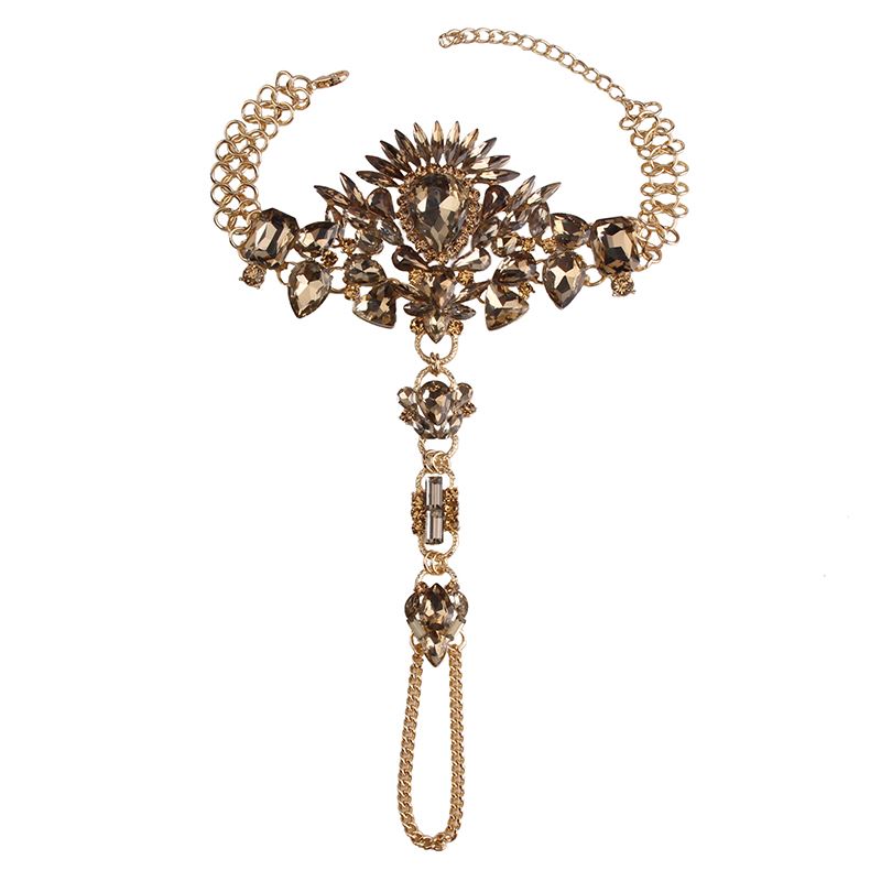 Q107119 женский цельный Длинный летний браслет на ногу для отпуска сандалии сексуальная цепочка на ногу женские ножные браслеты в стиле бохо ювелирные изделия на ногу со стразами