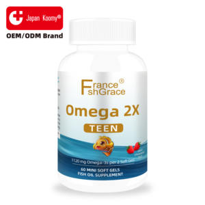 Extrait d'huile de poisson personnalisé 1120 mg 60 gélules molles Soutient la santé cardiaque pour les hommes et les femmes Gélules molles d'huile de poisson - Product Image 6