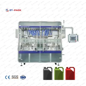 Full Automatic Car Lubricant Oil Filling capping Brake Oil Plastic Bottling Filling Machine for Lube Oil