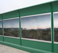 Barrières anti-bruit en polycarbonate PC incurvées de qualité supérieure, barrières anti-bruit de circulation, murs de réduction du bruit, barrières acoustiques, murs anti-bruit
