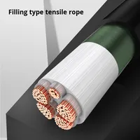 Kabel Daya Inti Tembaga Berlapis PVC 22 PVC Insulated Stranded Copper Core 3 4 5 6/10/16/25 Kawat Tembaga Tegangan 220V IP67 YJV JINWANCHENG Untuk Penggunaan Hunian