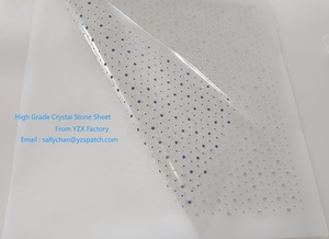 Hotfix strass foglio di ferro su cristallo a SS6 SS16 Multi formato sparsi Hot Fix lenzuolo per camicie abiti Jeans felpe con cappuccio - Product Image 4