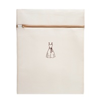 Sac à linge en maille pour sandwich, brodé, épaissi, pour chaussettes, vêtements, soutien-gorge, sous-vêtements, lavage en machine