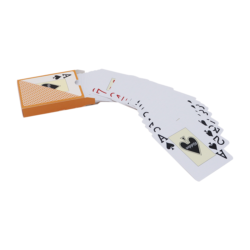 Plastic Poker Waterproof Playing Cards Gold Plated Creative Gift Durable Poker Card Custom Logo