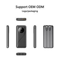 Bank daya & stasiun daya 50000mah, dengan kabel pengisian cepat kustom 40000mah 30000mah 20000mah 10000mah