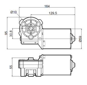 G08 12V/<span class=keywords><strong>24V</strong></span> Aanvaardbaar Maatwerk Versnellingsbak <span class=keywords><strong>Motor</strong></span> Voor Elektrische Fiets, Windturbine - Product Image 4